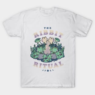 The Ribbit Ritual - Funny Cute Frog Magic Gift T-Shirt